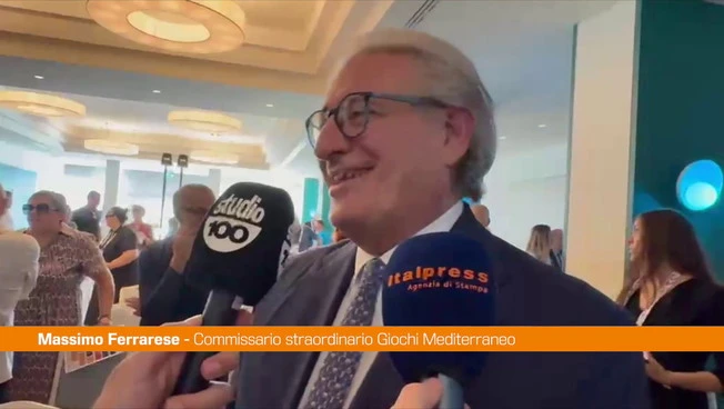 Ferrarese "Orgogliosi di quanto realizzato per i Giochi del Mediterraneo"