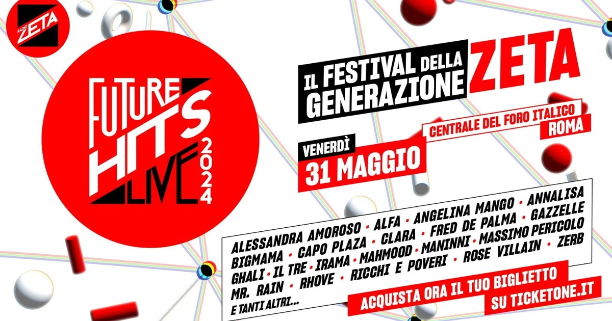 Radio Zeta Future hits live, l'annuncio di Mahmood su Rtl102.5: "Non mancate, ci sarò anche io". Ecco tutti gli artisti