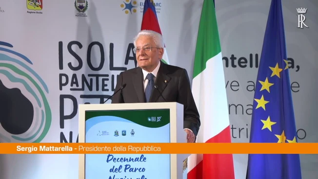 Mattarella a Pantelleria "Qui per esprimere affetto degli italiani per l'isola"