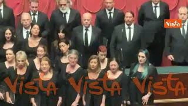 Orchestra suona Traviata di Verdi alle celebrazioni 80 anni dalla prima Costituente alla Camera