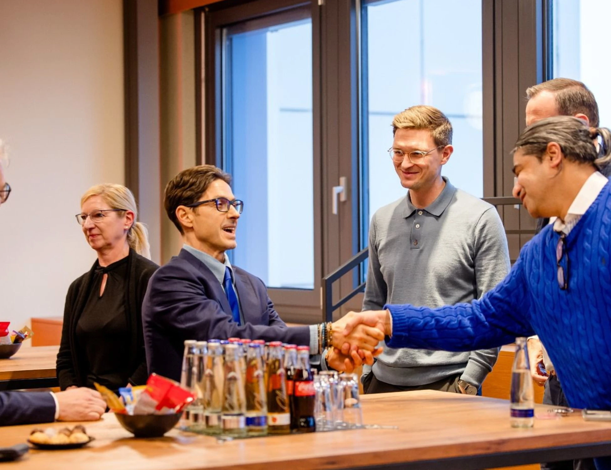 Pier Silvio Berlusconi per la prima volta nella sede della ProSiebenSat.1