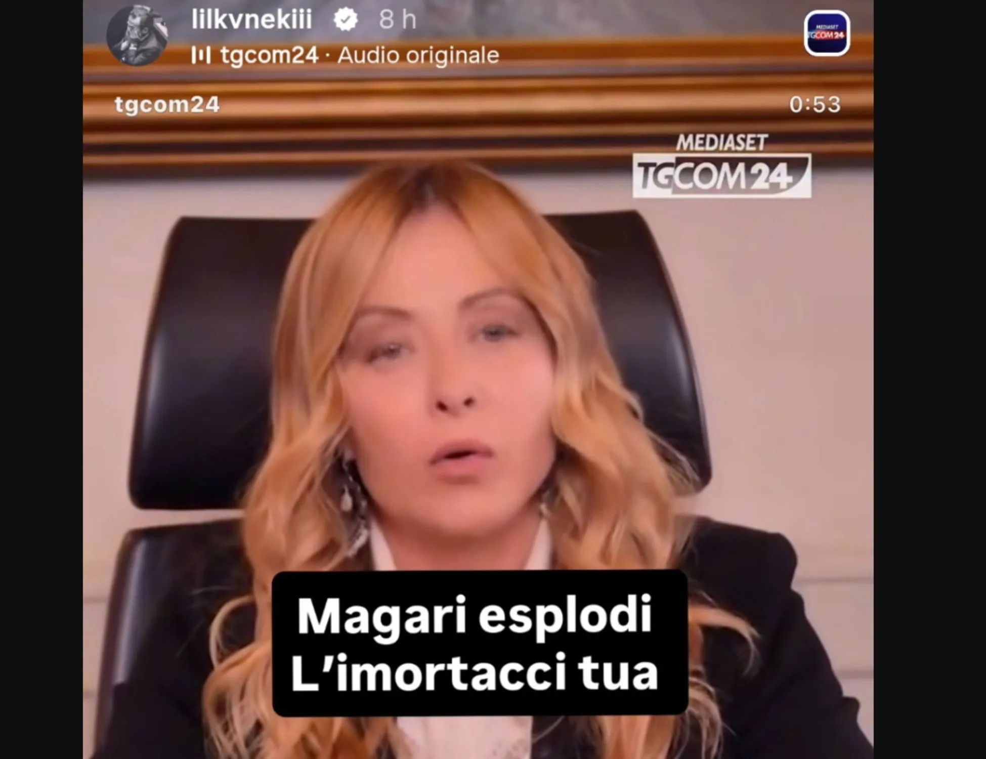 Leggi l'articolo: "Magari esplodi": il post-choc del cantante degli Psicologi contro Giorgia Meloni <span style="color: rgb(153, 0, 0);">Guarda</span>