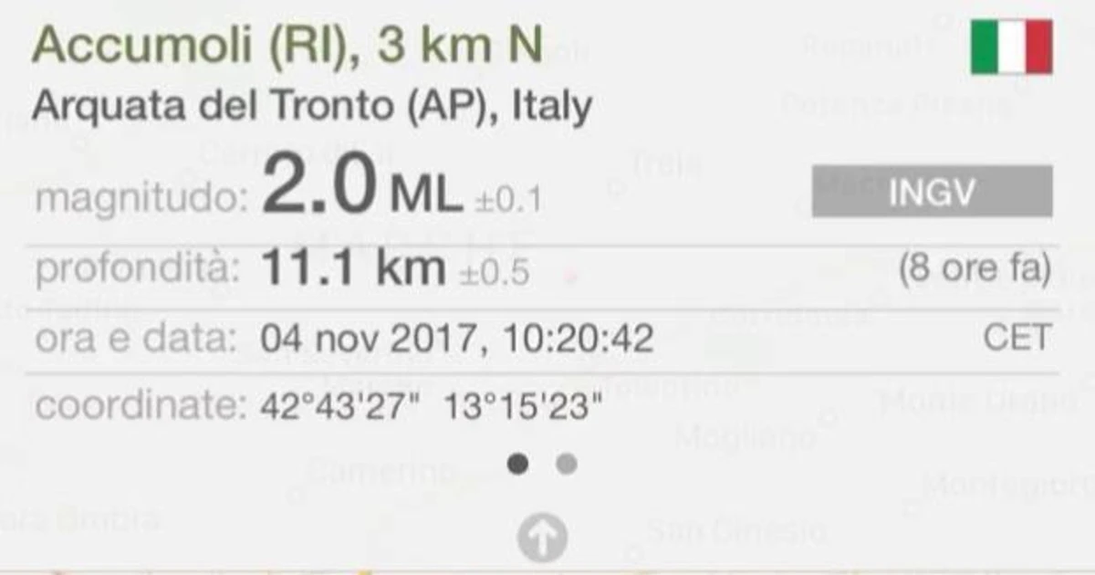 Terremoto, l'app che mostra gli eventi sismici in tempo reale