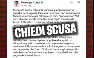 FdI inchioda Giuseppe Conte: "Spaccone, chiedi scusa"