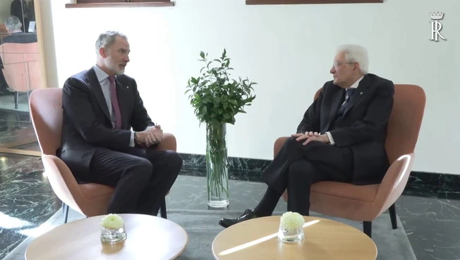 Mattarella incontra il Re di Spagna Felipe VI a Salamanca