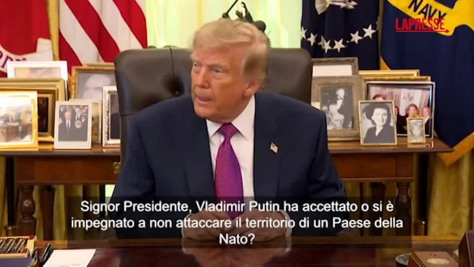 Trump: "Ho parlato con Putin, non attaccherà la Nato"