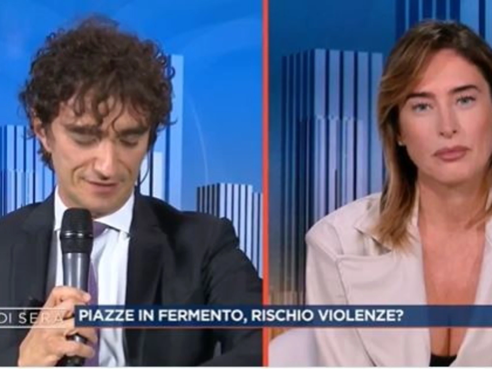 "Mi permetto di leggere questo, spaccare il muso a Donzelli": sinistra ko, viene giù lo studio