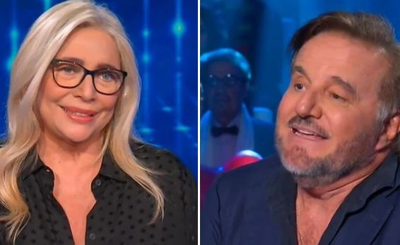 Domenica in, Christian De Sica fuori controllo: tocca il sedere a Mara Venier e poi... Imbarazzo in diretta