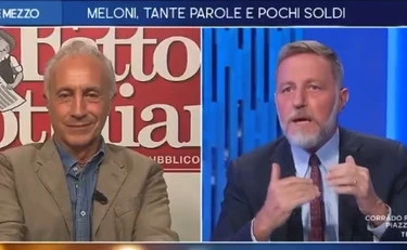 Otto e mezzo, Giannini gela Travaglio dalla Gruber: "Questo a Meloni le va riconosciuto..."