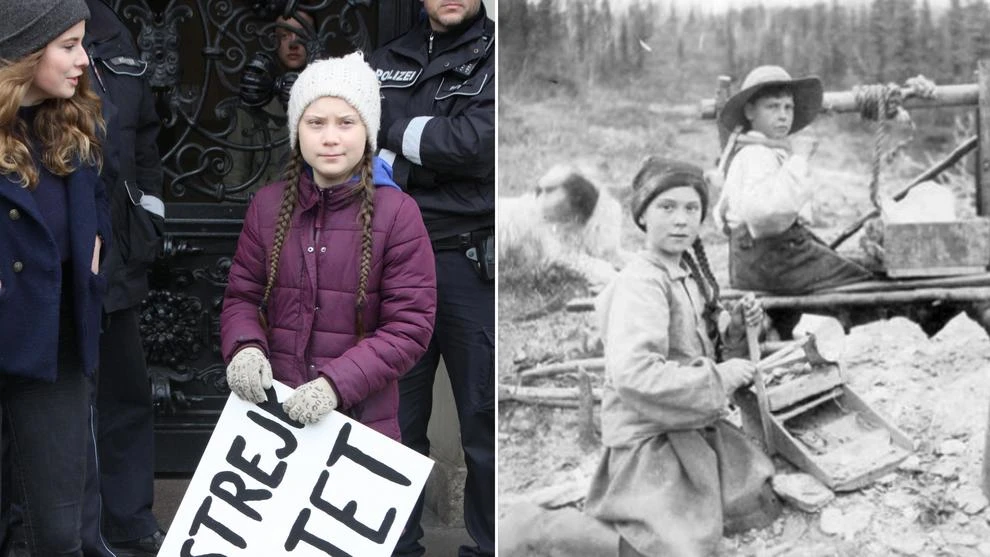 Greta Thunberg, il mistero di quella foto datata 1898: la svedesina è arrivata dal passato?