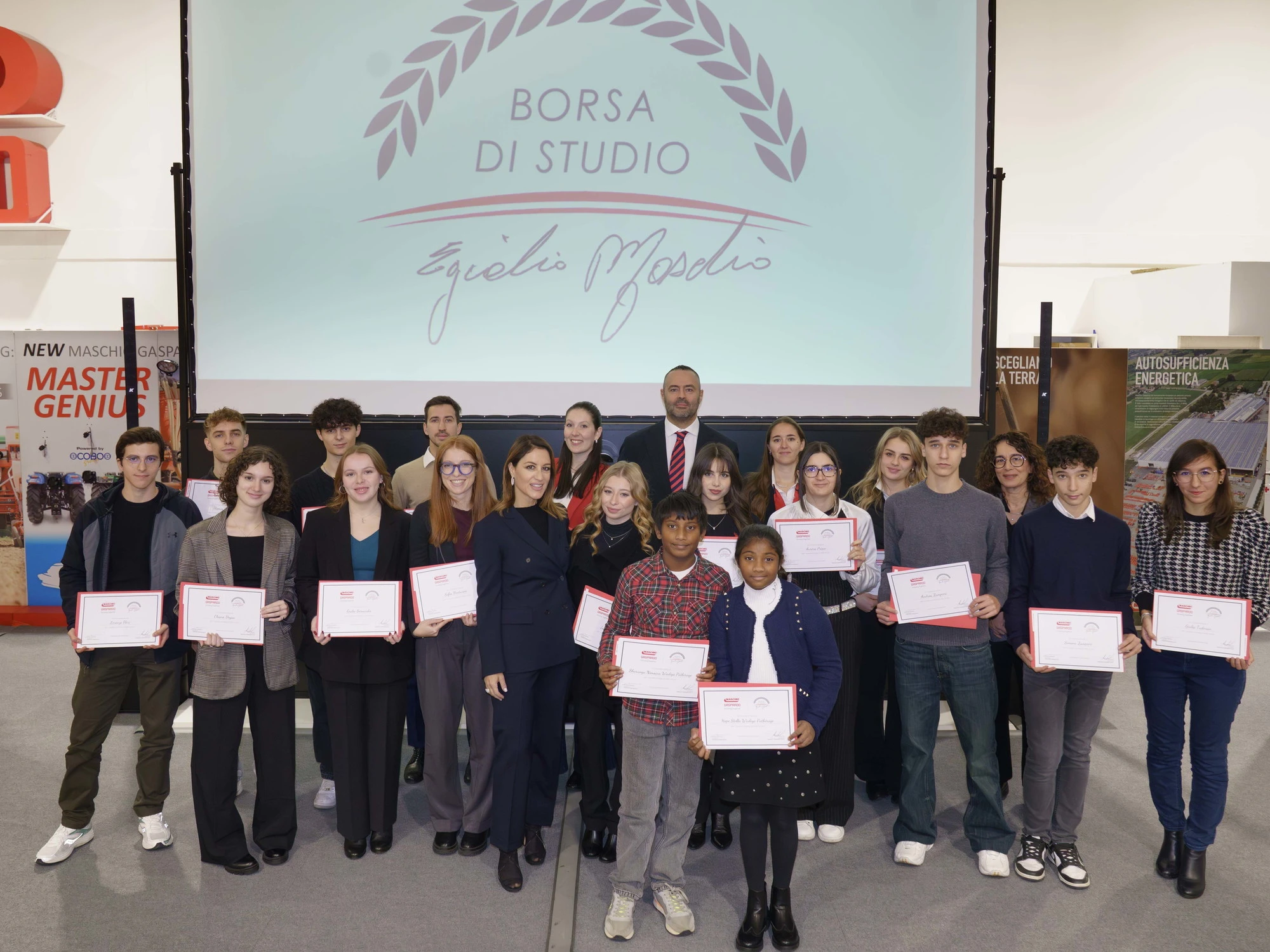 MASCHIO GASPARDO CELEBRA IL MERITO DEI GIOVANI: NONA EDIZIONE DELLE BORSE DI STUDIO EGIDIO MASCHIO