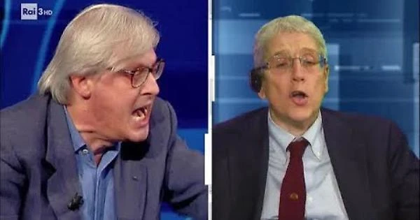 Fuori dal coro, faccia a faccia tra Mario Giordano e Vittorio Sgarbi: rischia di finire in disgrazia