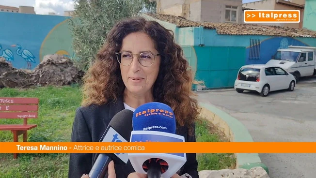 Teresa Mannino "La mia comicità per rilancio del quartiere Danisinni a Palermo"