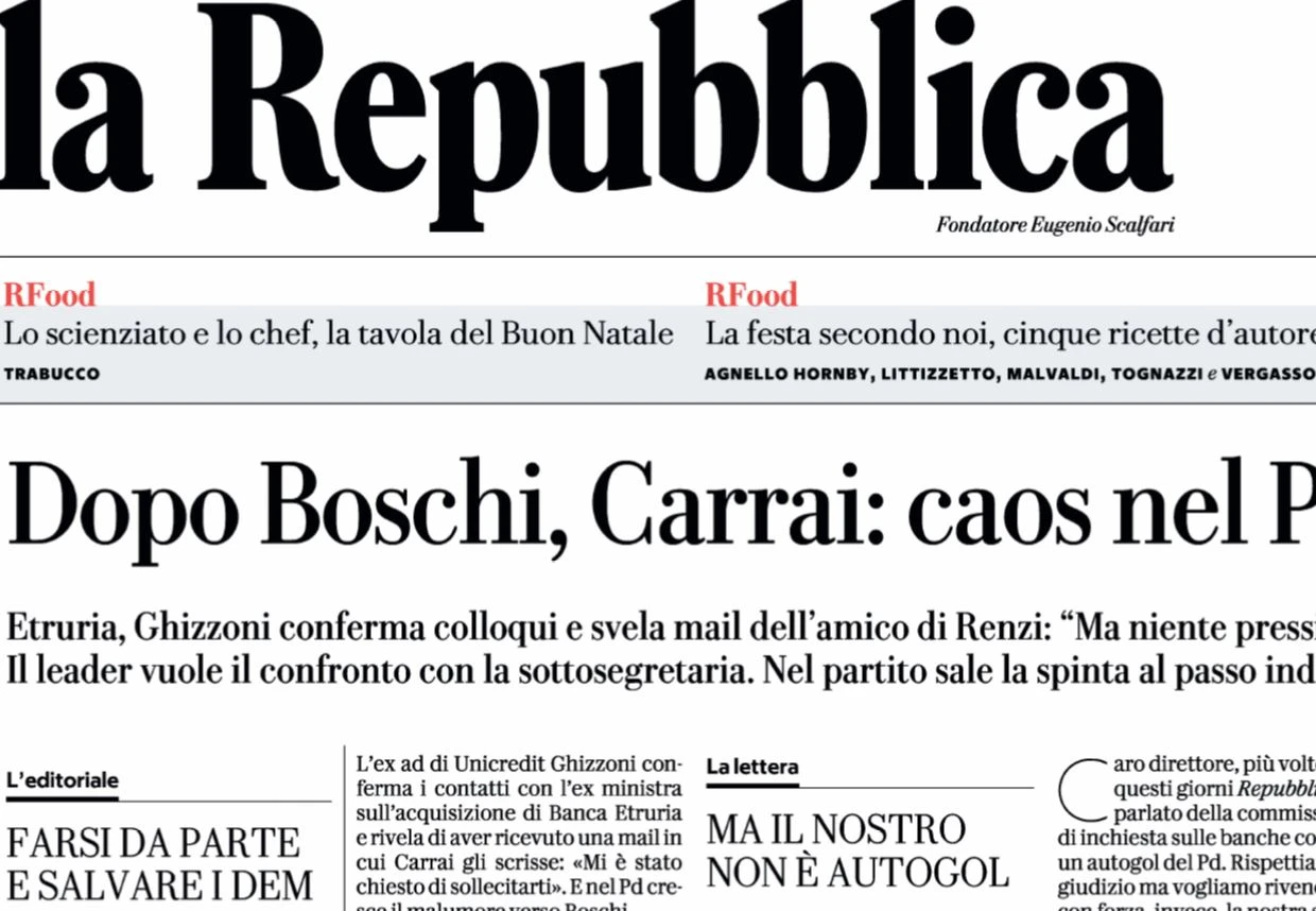Banca Etruria, l'attacco frontale alla Boschi da Repubblica: "Non solo dimissioni dal governo, deve sparire dal Pd"