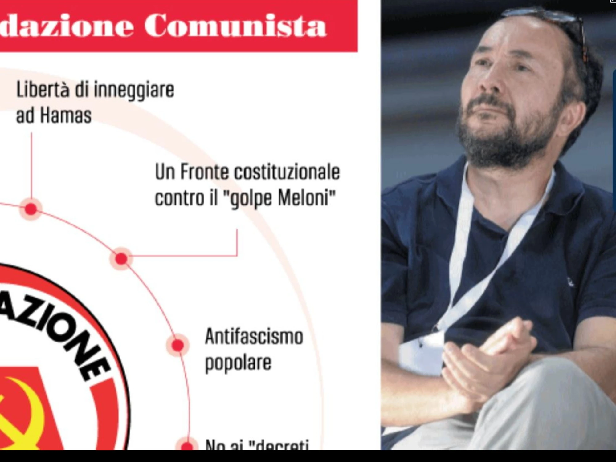 Il comunista Acerbo invade il Campo largo: più tasse e meno Nato