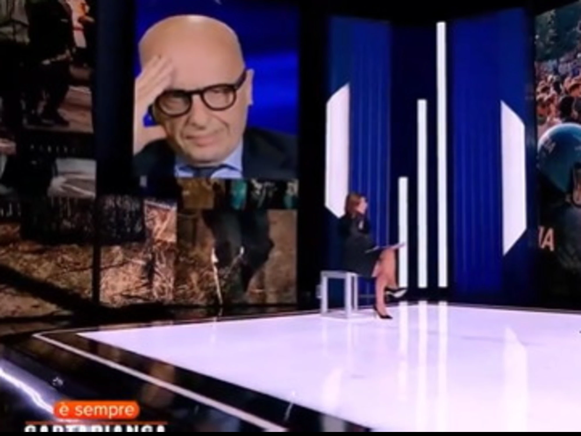 E' sempre Cartabianca, Alessandro Sallusti stronca Conte con una frase: "Non mescoliamo"