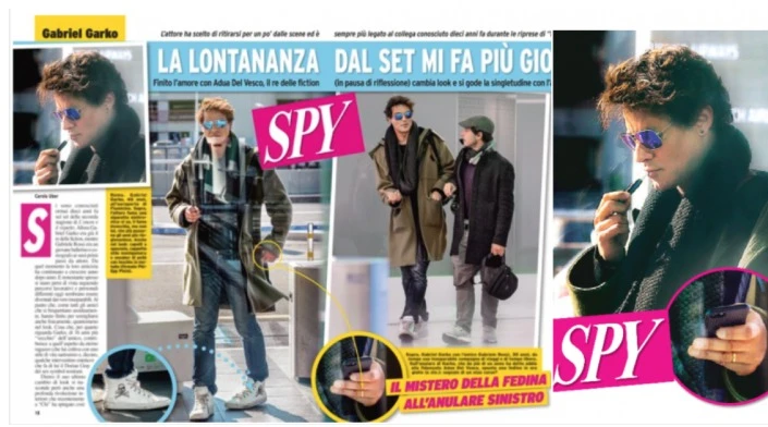 Gabriel Garko, vita stravolta: i paparazzi lo "beccano" con la fede al dito