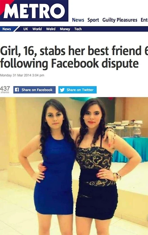Mette su Facebook foto dell'amica nuda: lei la uccide con 65 coltellate