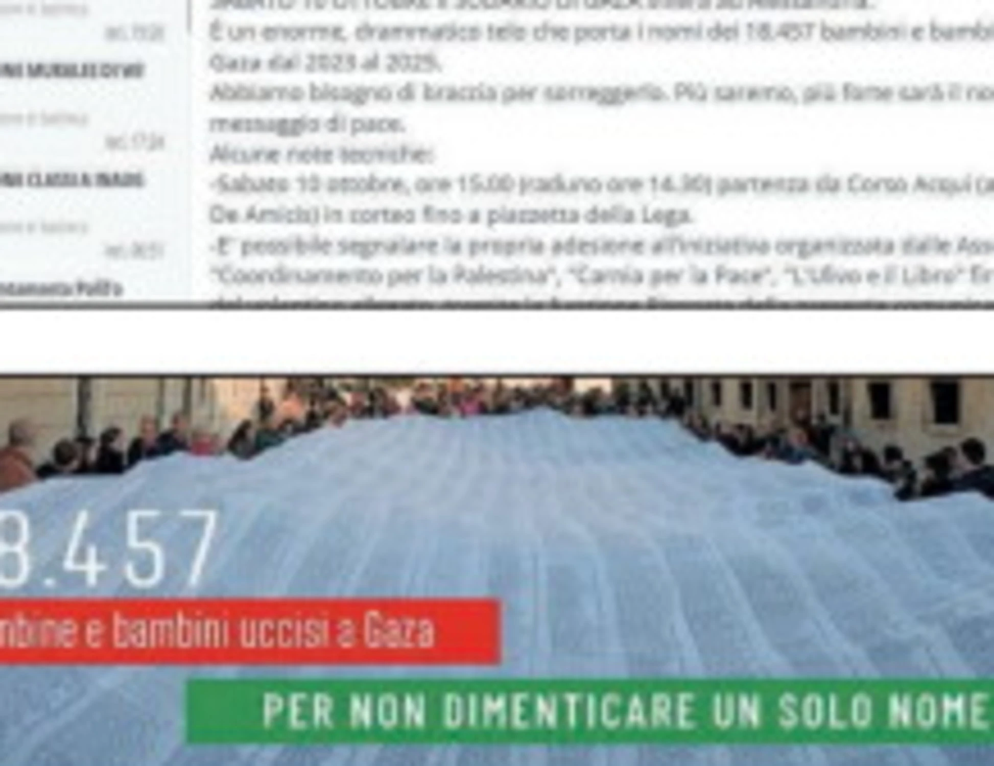 La scuola in gita al corteo dei pro-Pal
