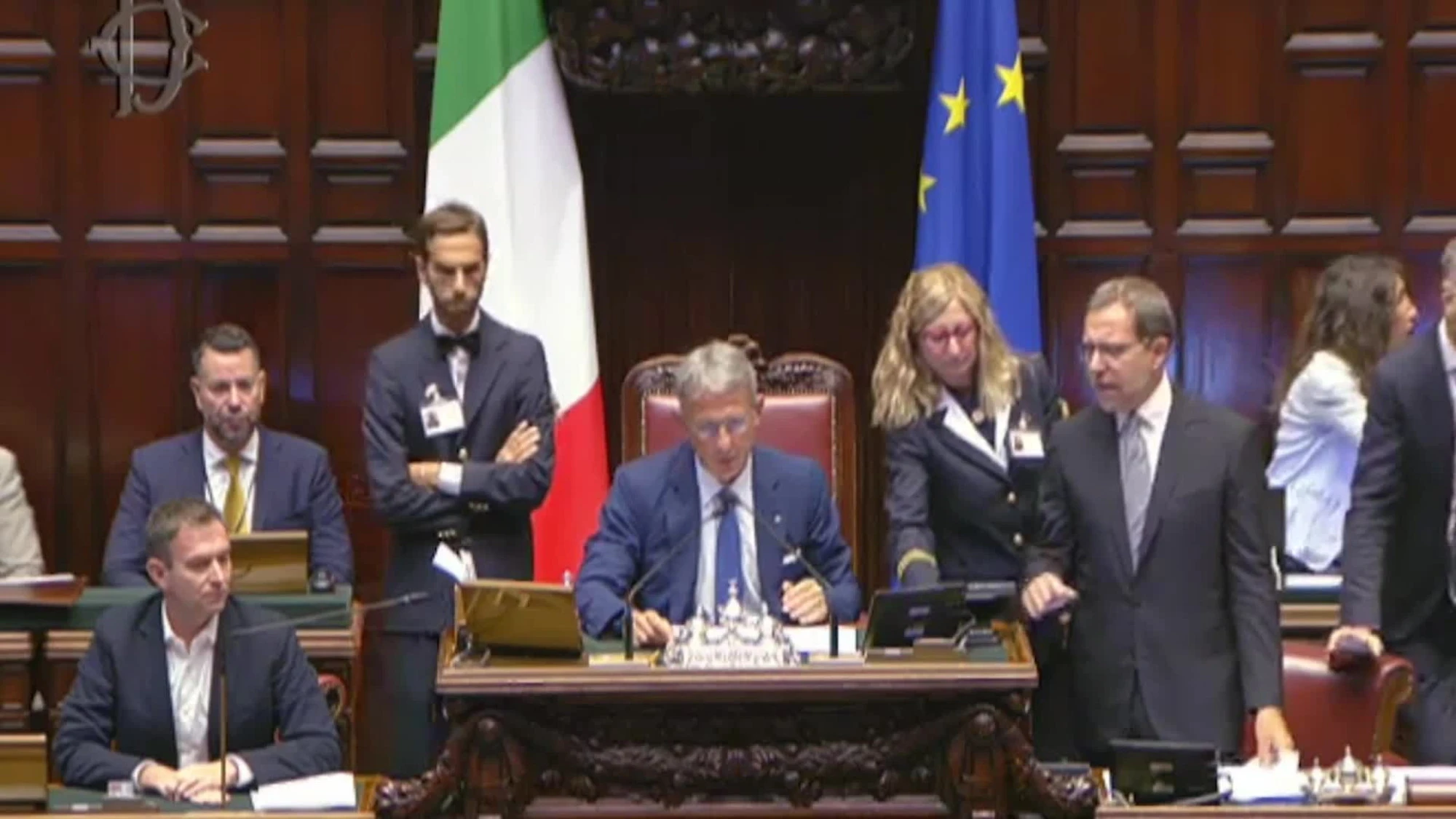 Bagarre in Aula dopo l'ok alla riforma della giustizia, breve sospensione della seduta