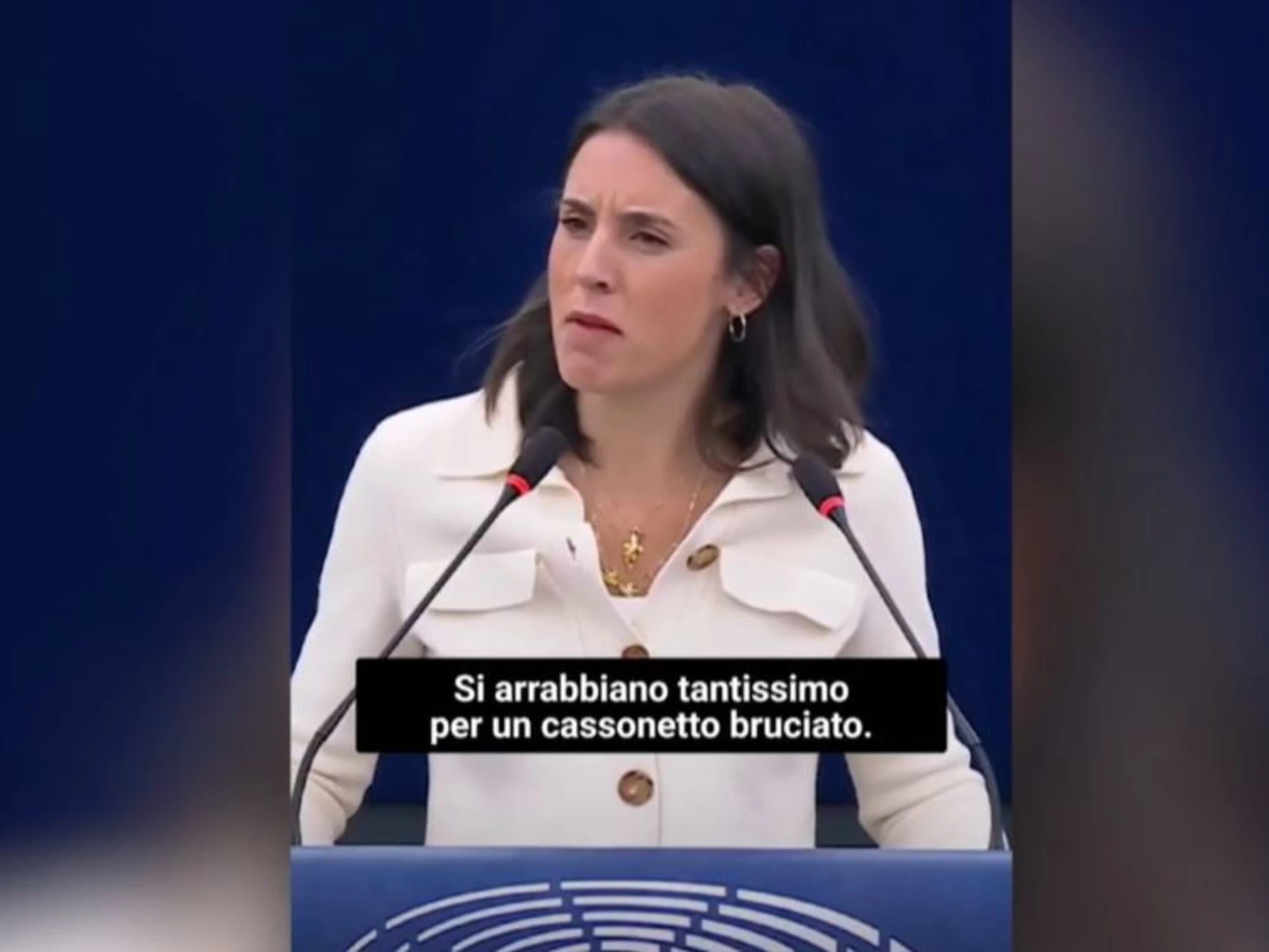 "Vi indignate per un cassonetto bruciato?": le parole sconcertanti di Irene Montero sono un caso