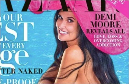 Demi Moore, nudo integrale in copertina a 56 anni. Pazzesca... Rasenta la perfezione
