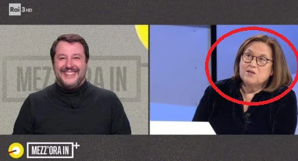 Matteo Salvini a Mezz'ora in più si palesa: "Vi racconto il vero motivo del cambio di look". Studio sbigottito