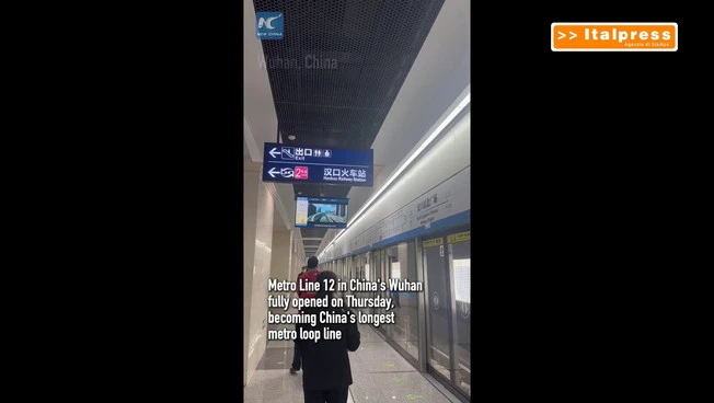 Cina, è operativa la più lunga linea metro circolare del Paese