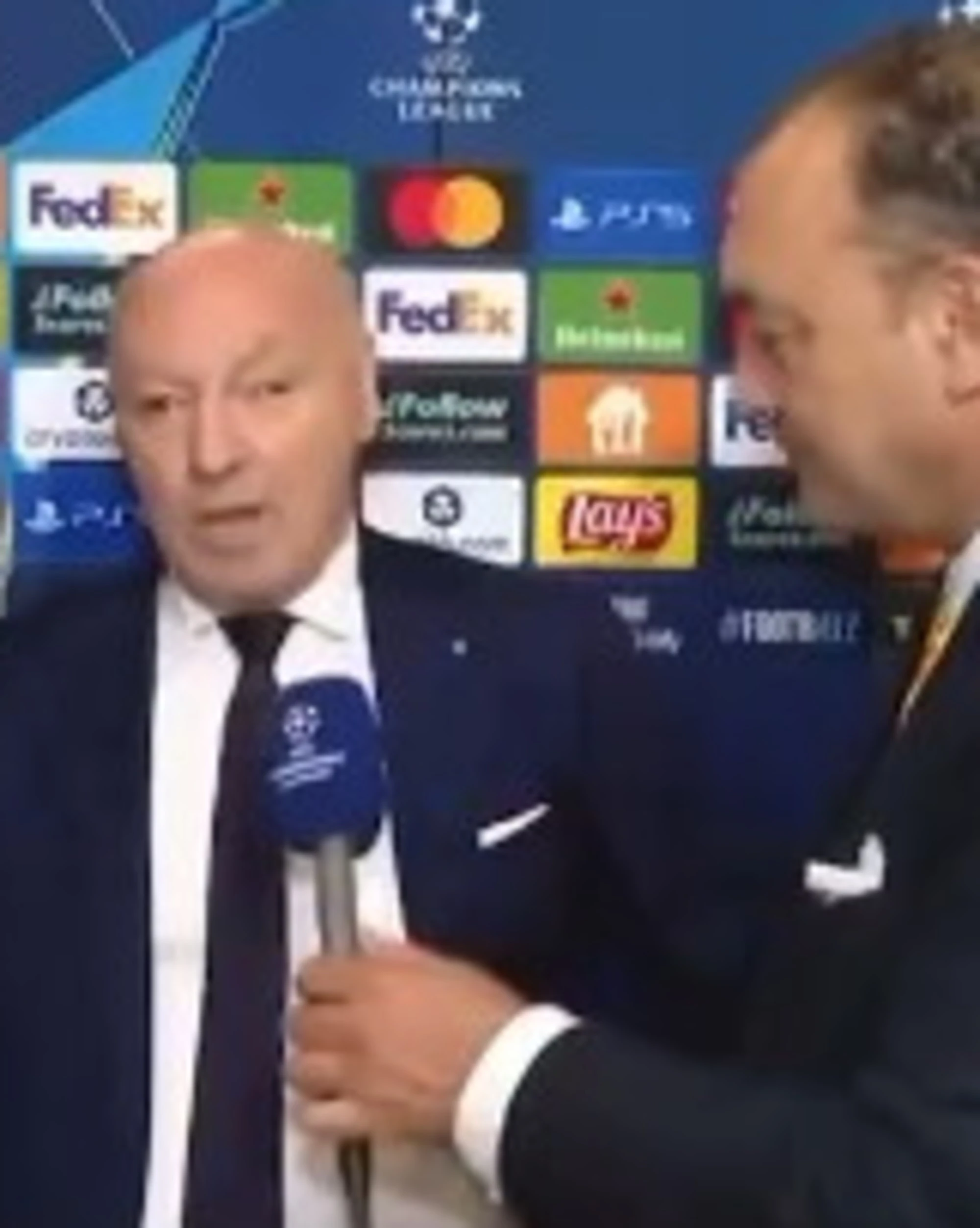 Marotta, la gaffe in diretta tv che fa tremare l'Inter
