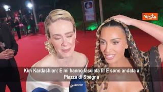 Sarah Paulson: Emozione unica essere a Roma, ieri abbiamo preso il gelato a Piazza di Spagna