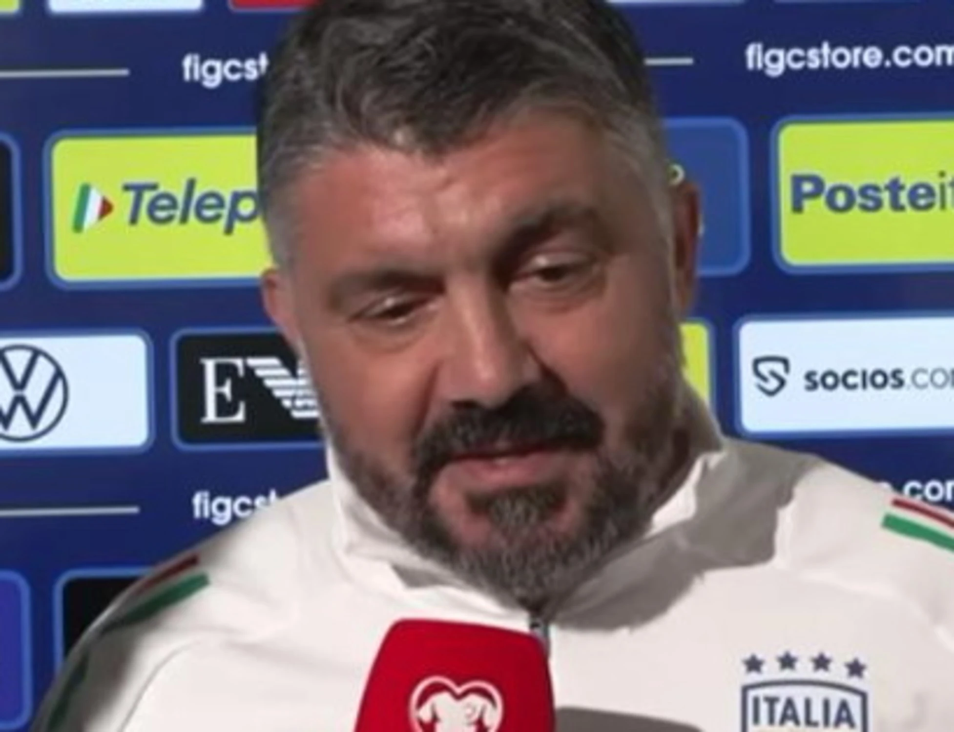 Gattuso, gelo in diretta: "Il problema ce l'ha Chiesa, non noi"