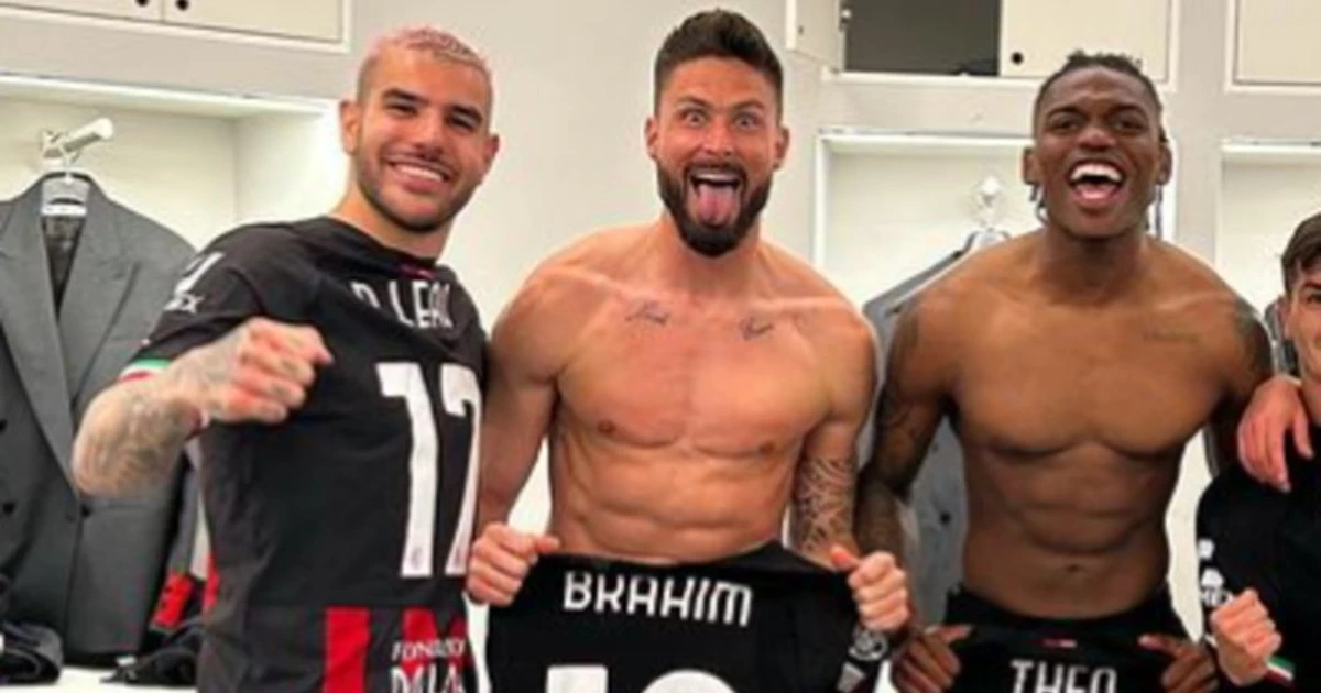 Milan, Leao-Hernandez scatenati: "Muti!". Dagli spogliatoi, spunta una foto brutale