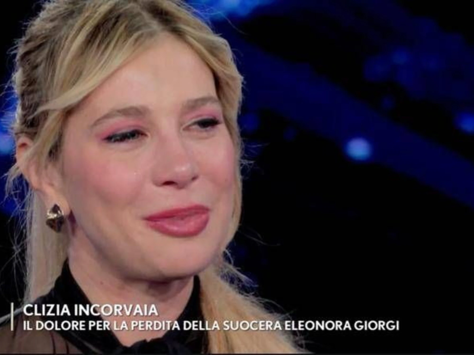 Verissimo, Clizia Incorvaia in lacrime per Eleonora Giorgi: "Cosa ho trovato di cattivo gusto", lo sfogo