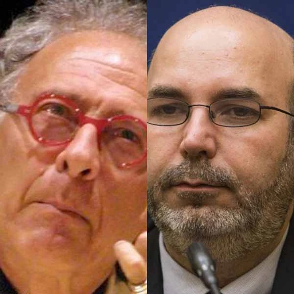 Giampiero Mughini e Vito Crimi