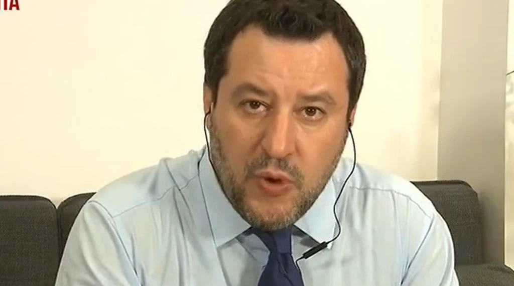 Matteo Salvini a Piazzapulita: "Prima battiamo il mostro coronavirus, poi via Giuseppe Conte"