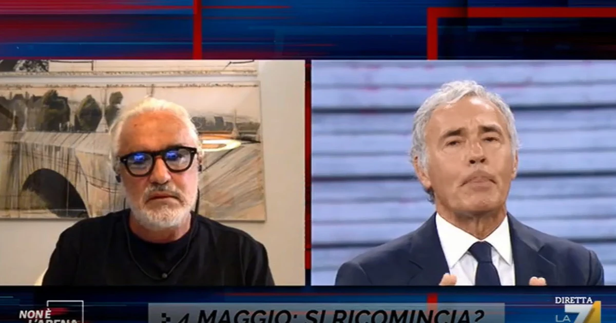 Non è l'arena, Flavio Briatore con Silvio Berlusconi: "Mes? Quei 36 miliardi li prenderei subito"