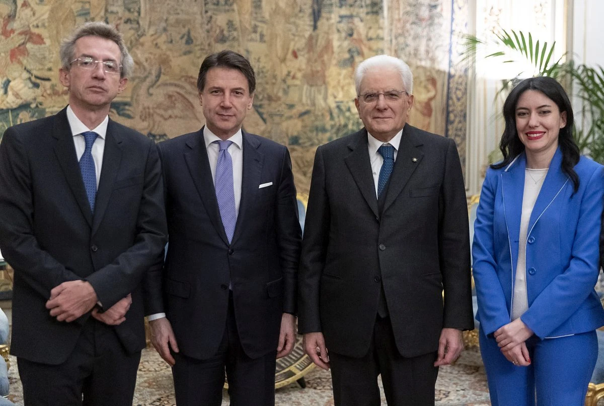 I NEO MINISTRI AZZOLINA E MANFREDI GIURANO AL QUIRINALE