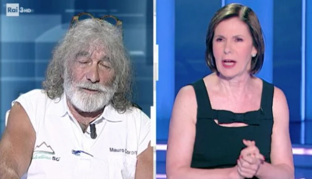 Cartabianca, Mauro Corona torna da Bianca Berlinguer: "Ho un caratteraccio, gli errori mi hanno aiutato"