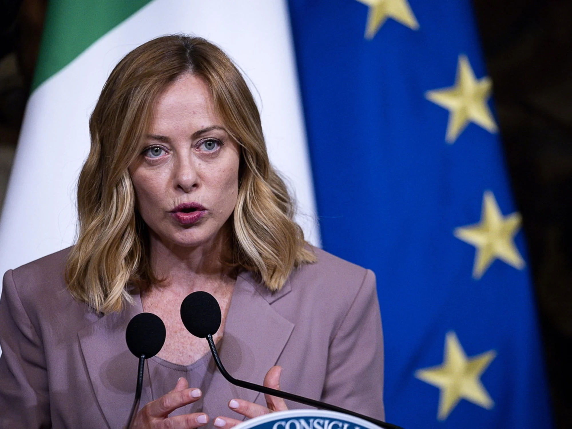 Giorgia Meloni a Confindustria: "Dazi interni, la Ue abbia il coraggio di toglierli"