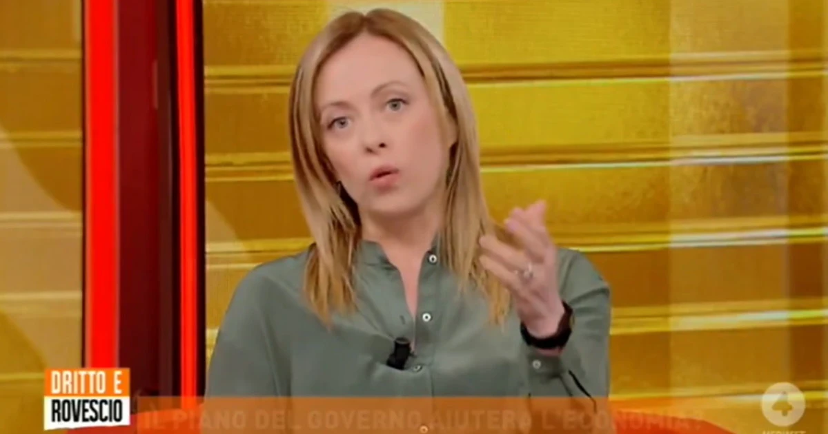 Giorgia Meloni a Dritto e rovescio: "Conte prova a restare in sella, ma gli italiani vogliono votare"