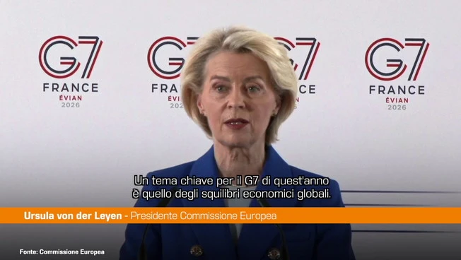 G7, von der Leyen "Dobbiamo collaborare sulle materie prime critiche"