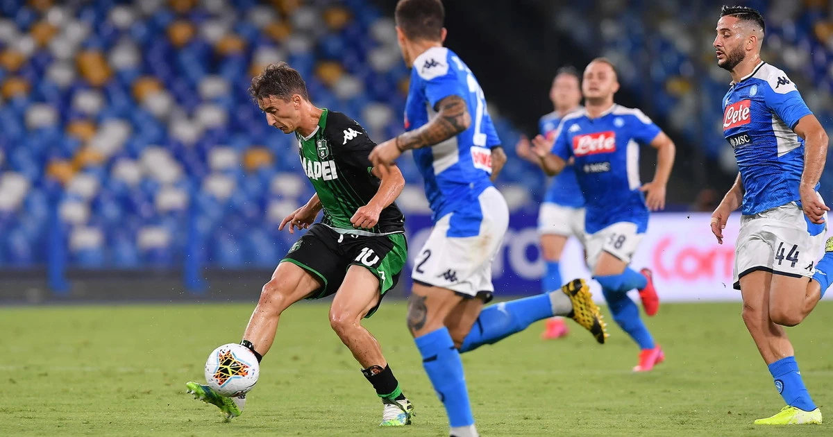 Serie A, il Napoli consolida il settimo posto in classifica: contro il Sassuolo è un 2 a 0