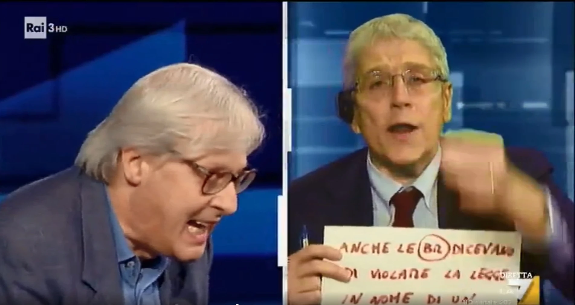Vittorio Sgarbi e le sbroccate in tv, Cecchi Paone a Non è l'Arena: "Cosa lo invitate a fare?"