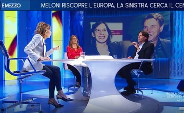 Otto e Mezzo, Gruber azzanna e Onorato trema: "Chi sceglie tra Schlein e Conte?"