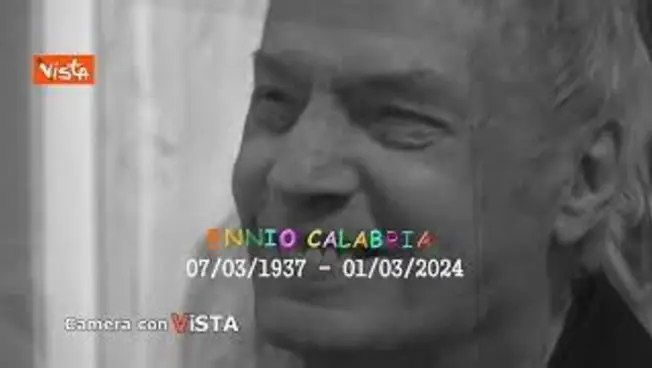 Leggi l'articolo: In memoria del Maestro Ennio Calabria. Su Camera con Vista su La7