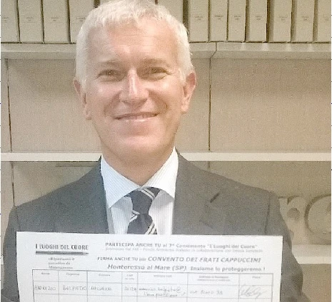 Belpietro testimonial per salvare il convento di Monterosso