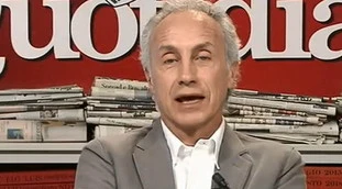 Otto e Mezzo, Marco Travaglio sul Mes: "Quei soldi non sono gratis", cortocircuito per il direttore e Giuseppe Conte 