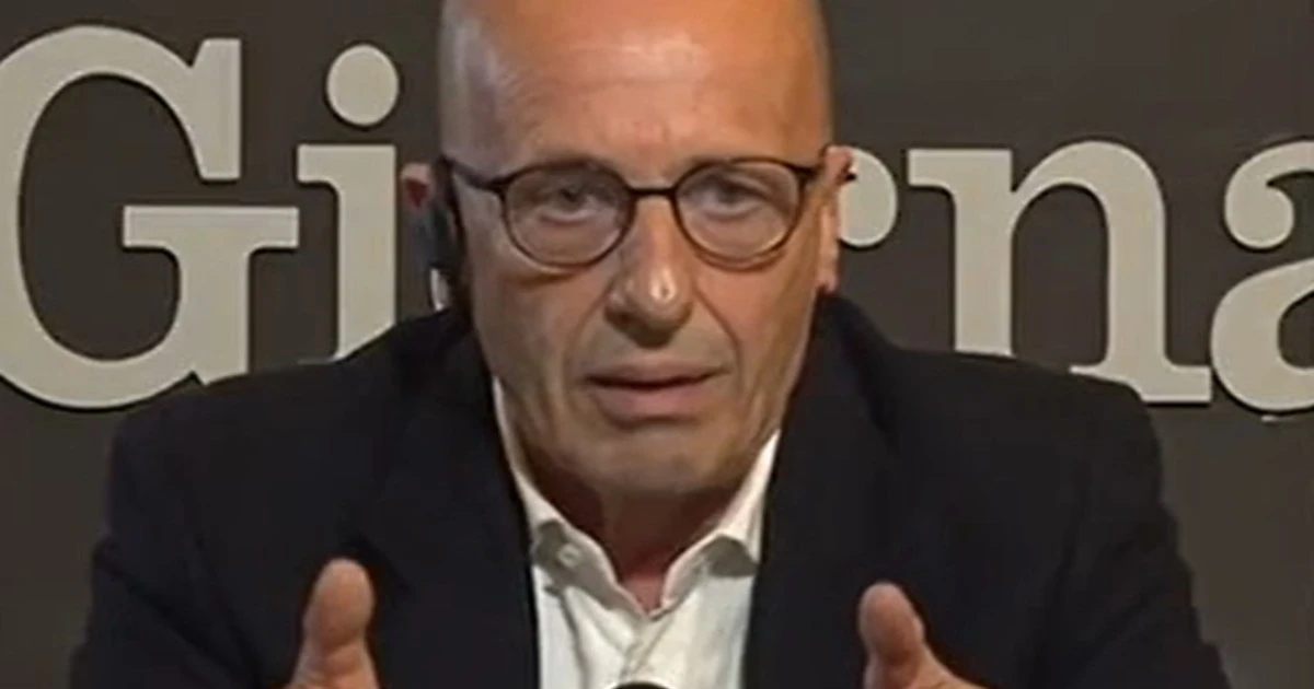 Alessandro Sallusti a Otto e mezzo sulla Fase 2: "Sapete qual è la differenza tra Italia, Germania e Francia?"