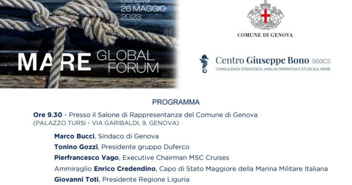 Santanchè e Musumeci al Mare Global Forum