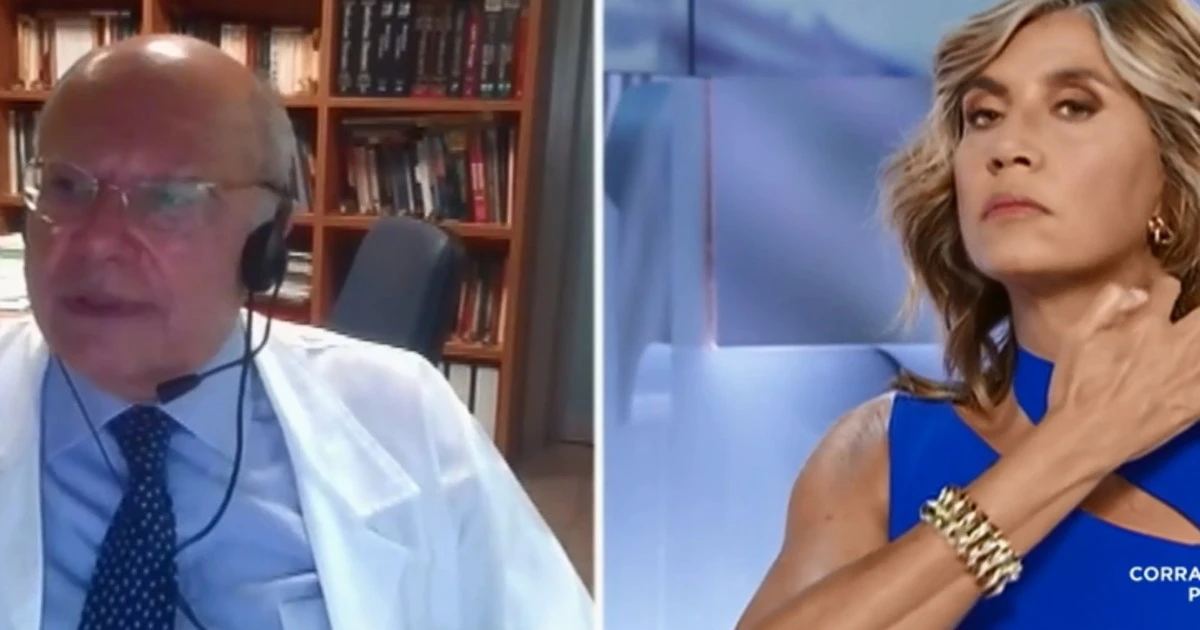 L'aria che tira, raptus di Massimo Galli con Myrta Merlino: "Innervosito? Non usi quel termine", gelo a La7